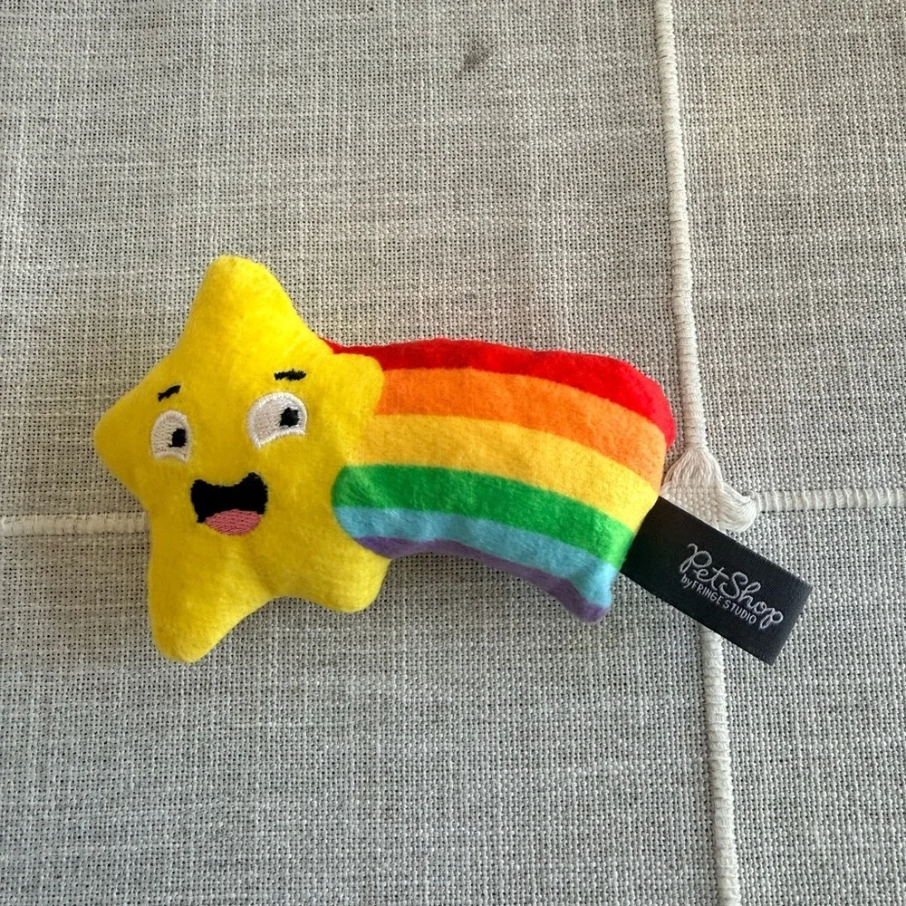 Rainbow Shooting Star Plush Toy